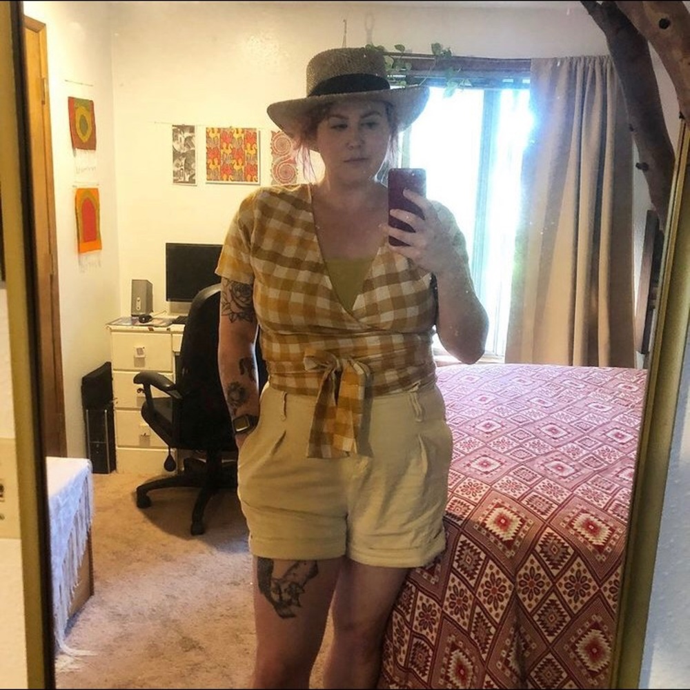 Reposh: Ace & Jig wrap top